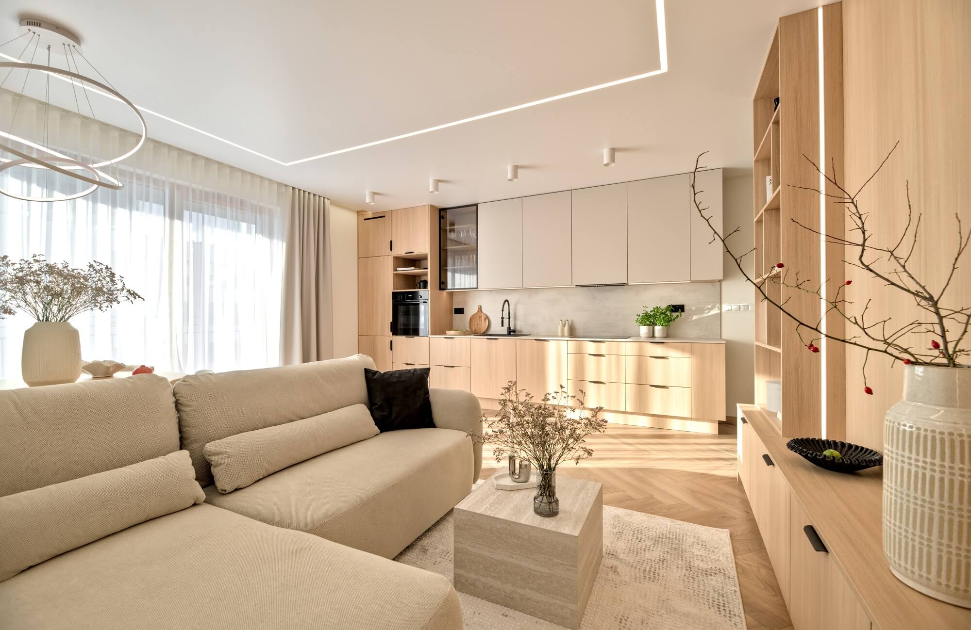 Salon z aneksem czy osobna kuchnia - co wybrać